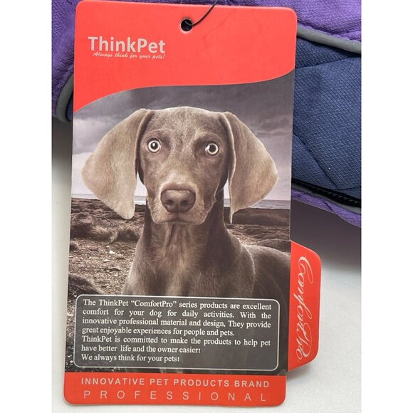 ThinkPet ComfortPro Quilted Dog Vest With Zipper - Picture 2 of 9